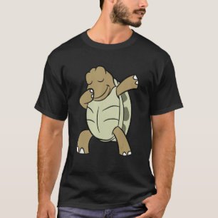Niedliche russische Tortoise Dabbing Russische Tor T-Shirt
