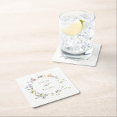 Niedliche Rustikal-Gelbe Wiesen-Blumenzwiese Rechteckiger Pappuntersetzer (Vor Ort)