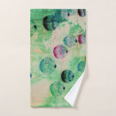 Niedliche, rustikale, digitale Rundpinselstriche Handtuch (Handtuch)