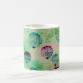 Niedliche, rustikale, digitale Rundpinselstriche Kaffeetasse (Mittel)