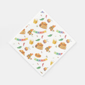 Niedliche Rustikale Fiesta Taco Bout Kinderdusche Serviette (Ecke)
