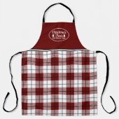 Niedliche Rustikale Landwirtschaft Frische Weihnac Schürze (Vorderseite)