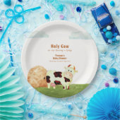 Niedliche rustikale Wasserfarbe Kinderdusche Pappteller (Party)