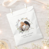 Niedliche Rustikale Wiesenblumenzeremonie Foto Hoc Geschenktütchen (Ausgeschnitten)