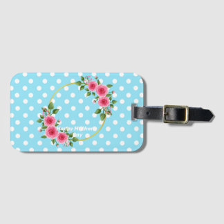 Niedliche Rustikale Wiesenblüte Foto Mütter Tag Gepäckanhänger