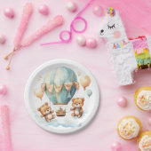 Niedliche rustikale Zweiwindusche Warten Sie nur s Pappteller (Party)