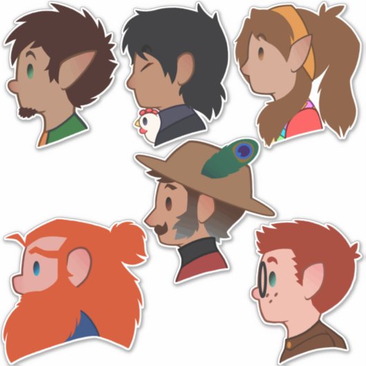 Niedliche SA! geschmiert Aufkleber (Vorderseite)