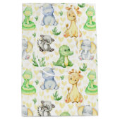 Niedliche Safari Animals Geschenktasche Mittlere Geschenktüte (Vorderseite)
