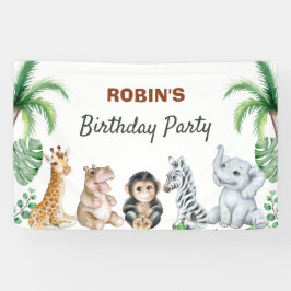 Niedliche Safari Banner