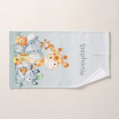 Niedliche Safari-Dschungeltiere Badhandtuch Set (Handtuch)