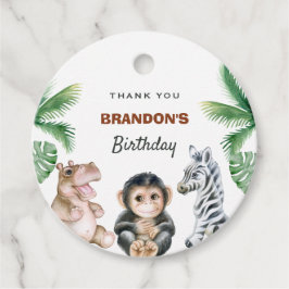 Niedliche Safari Geschenkanhänger