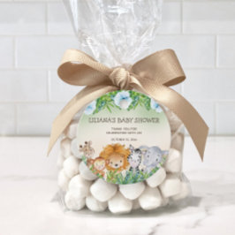 Niedliche Safari Jungle Animals Kinderdusche Geschenkanhänger