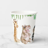 Niedliche Safari Pappbecher (Vorderseite)