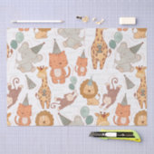 Niedliche Safari Party Tiere Seidenpapier (Handwerk)