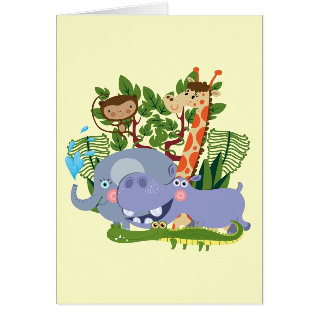 Niedliche Safari-Tiere (Vorne)