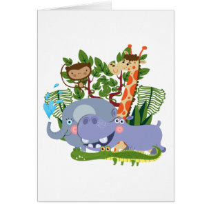 Niedliche Safari-Tiere