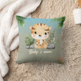 Niedliche Safari Tiere 2 Seite Tiger Elephant Kissen