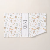 Niedliche Safari-Tiere Kinder Badetuch Set (Handtuch)