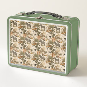 Niedliche Safari-Tiere Lunchbox
