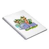 Niedliche Safari-Tiere Notizblock (Rechte Seite)