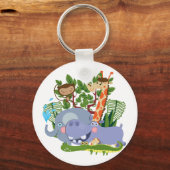 Niedliche Safari-Tiere Schlüsselanhänger (Vorderseite)