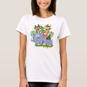 Niedliche Safari-Tiere T-Shirt