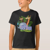 Niedliche Safari-Tiere T-Shirt (Vorderseite)