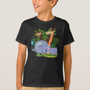 Niedliche Safari-Tiere T-Shirt