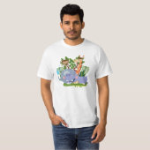 Niedliche Safari-Tiere T-Shirt (Vorne ganz)
