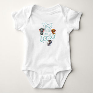 Niedliche Safari Waldtiere Baby Strampler