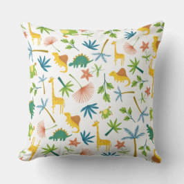 Niedliche Safari-Waldtiere Kinderzimmer Kinder Kissen