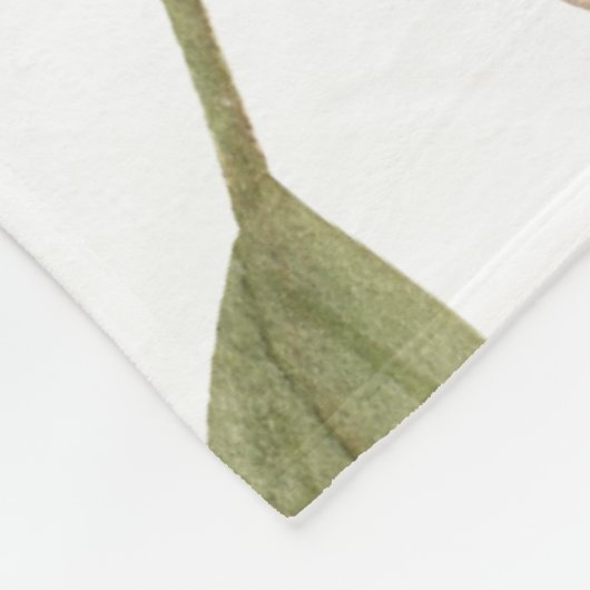 Niedliche Safaritiere große Fleecedecke (Ecke)