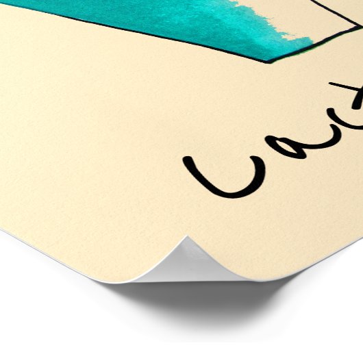 Niedliche Sagenkunst Poster (Ecke)