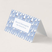 Niedliche Sailboats-Visitenkarten für individuelle Visitenkarten (Vorderseite)