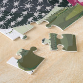 Niedliche Säkulare: Vintages Kaktusmuster Puzzle (Seite)