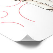 Niedliche Sammlung Alpaca-Kawaii Poster (Ecke)