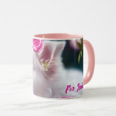 Niedliche Sammlung von Hunden und Rose Tasse (VorderseiteRechts)