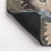 Niedliche Sammlung von Katzen 3 Mousepad (Ecke)