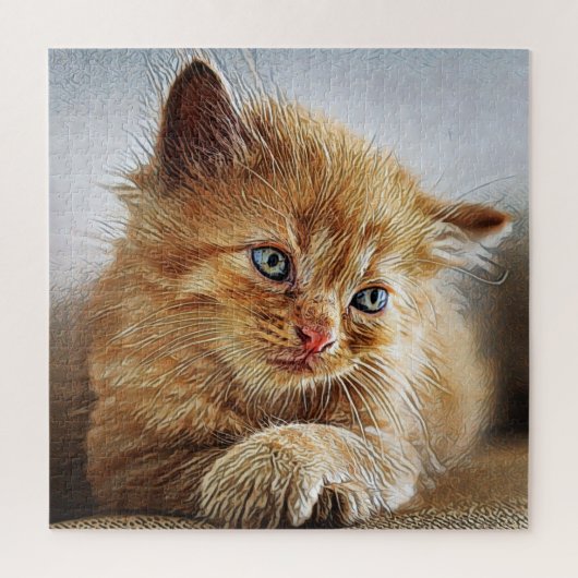 Niedliche Sammlung von Katzen 6 Puzzle (Vertikal)