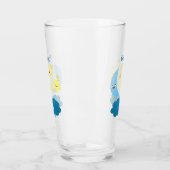 Niedliche Sänger, Mond und Cloud-Cartoon Glas (Links)