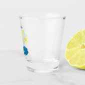 Niedliche Sänger, Mond und Cloud-Cartoon Schnapsglas (Rechts)