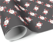 Niedliche Sankt Geschenkpapier (Rolleneckpunkt)