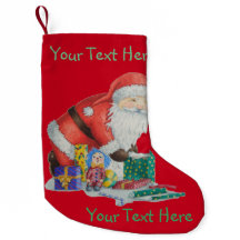 Niedliche Sankt und Spielwaren, die