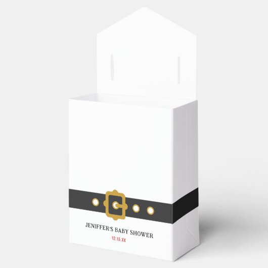 Niedliche Santa Baby Holiday Kinderdusche Geschenkschachtel (Geöffnet)