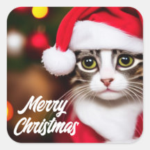 Niedliche Santa Cat