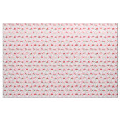 Niedliche Santa Heads auf hellrosa Stoff (Yard (91,4 cm))