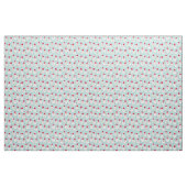 Niedliche Santas mit festlich blauen Bärten Stoff (Yard (91,4 cm))