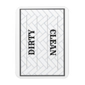 Niedliche saubere, dreckige Bauernküche Magnet (Vertikal)