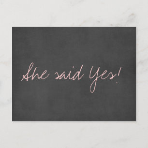 Niedliche Save the Date Hochzeitspostkarte Ankündigungspostkarte