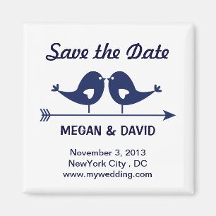 Niedliche Save the Date Magneten Magnet